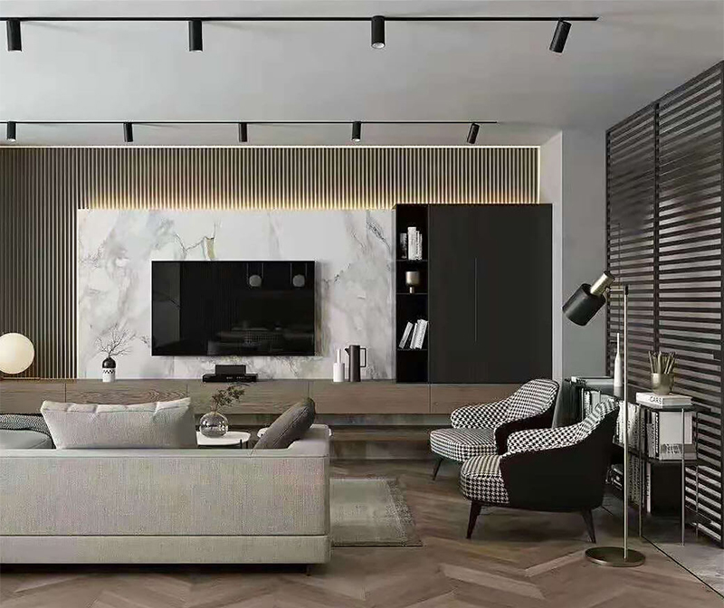 Modern Style Interior PVC Wall Panels لوحات الحائط البلاستيكية الداخلية ذات الطراز الحديث