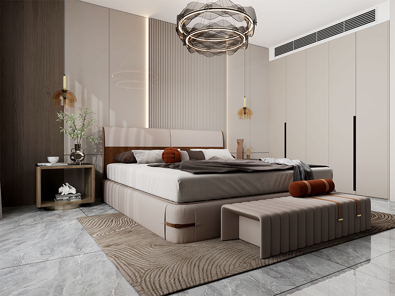 لوحة الحائط WPC مخدد