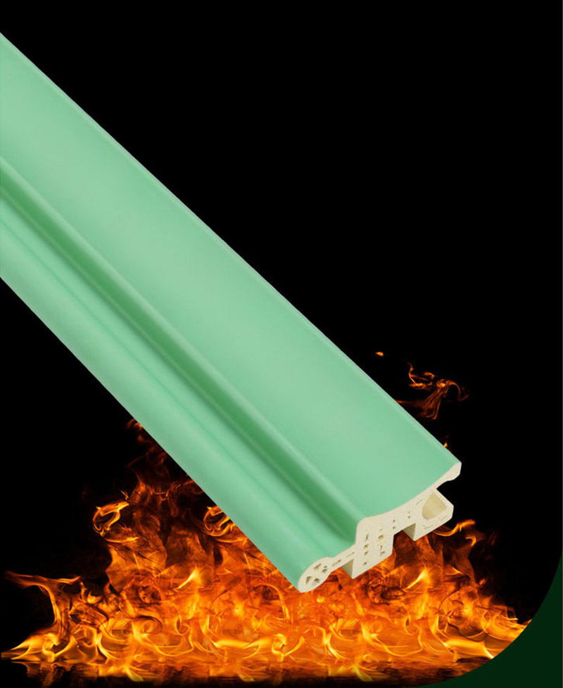 لوحة لوحة WPC مقاومة للحريق