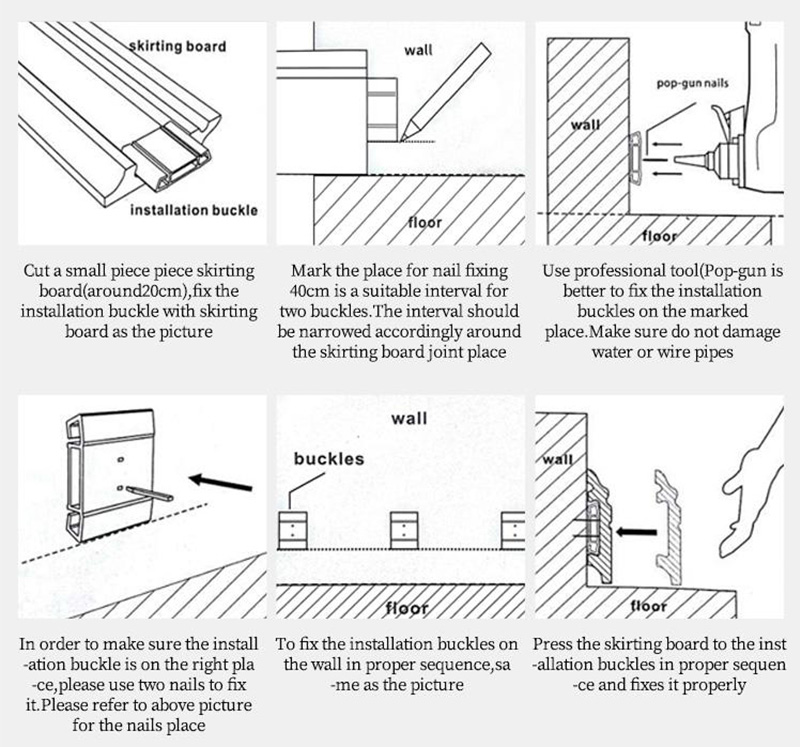 التفاف PVC سهل التركيب 
