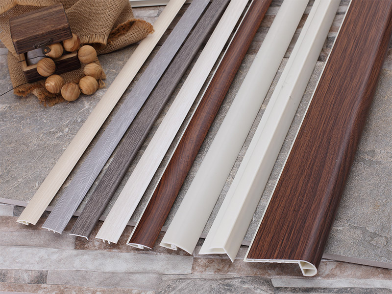 شرائط حافة أرضية خشبية على شكل حرف T من الحبوب الخشبية