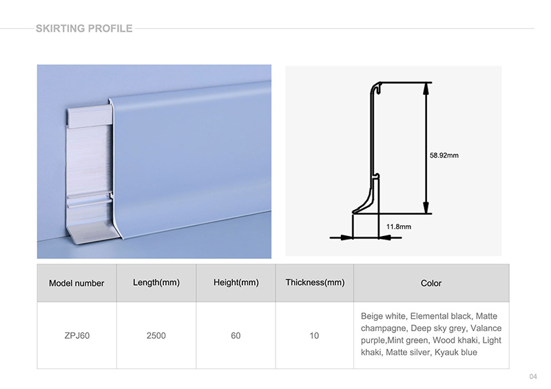 لوح حواف من سبائك الألومنيوم متعدد الاستخدامات