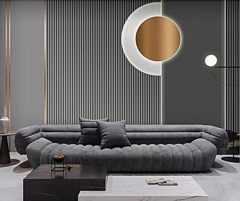 لوحة داخلية مستديرة مخددة