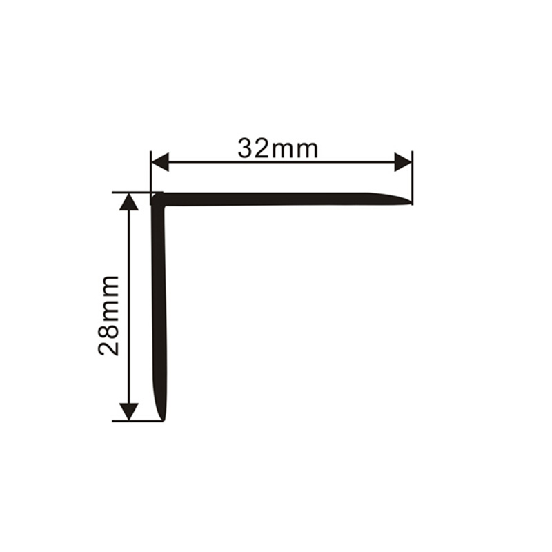  شرائط حافة أرضية داخلية على شكل حرف V