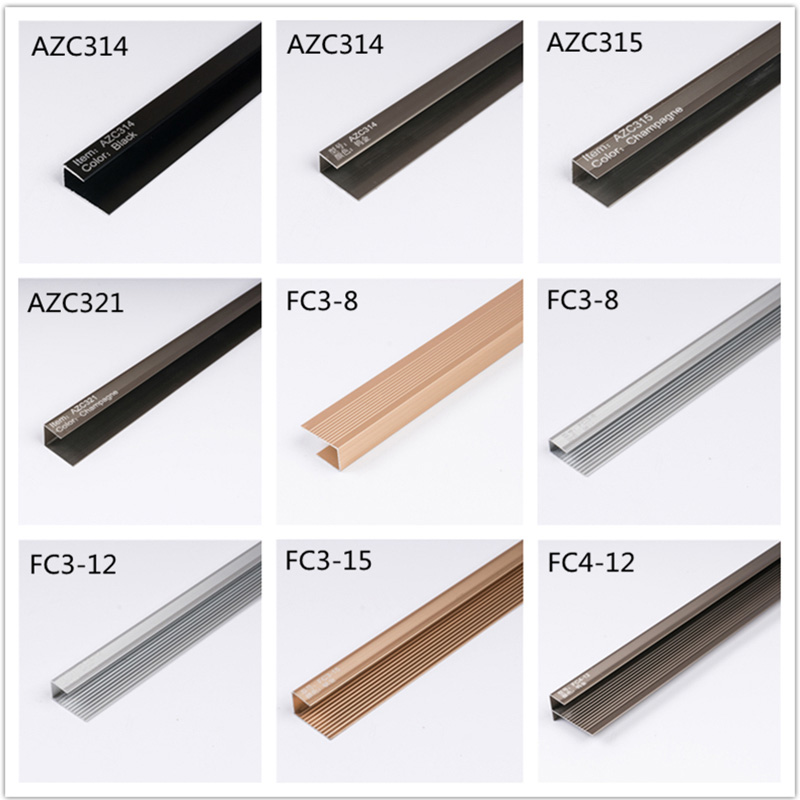 تقليم حافة الدرج من البلاط