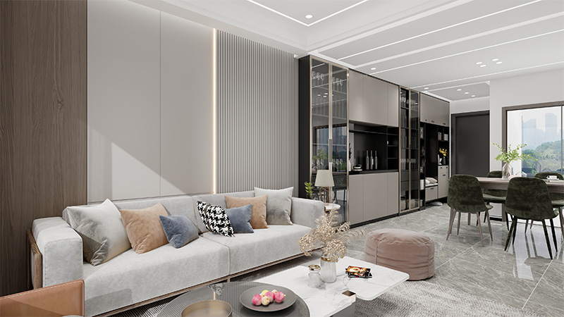 لوحة مخددة فاخرة للجدار