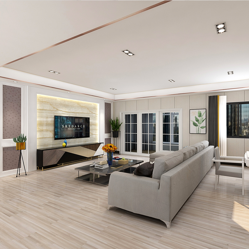 أرضيات الفينيل المقاومة للماء مقاومة للحريق