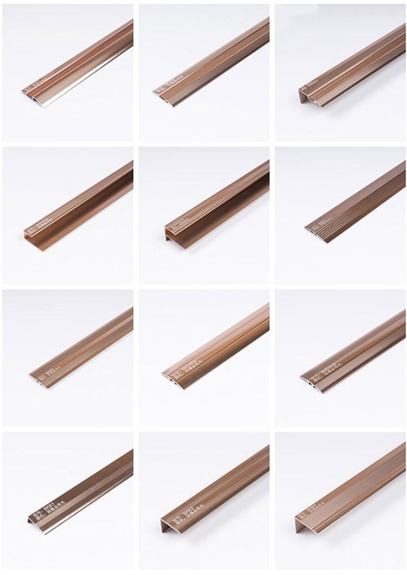 أحجام مختلفة من البلاط إلى شرائح الانتقال إلى البلاط