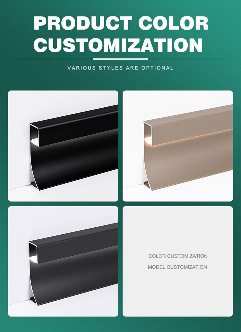 أحجام مختلفة من اللوح LED