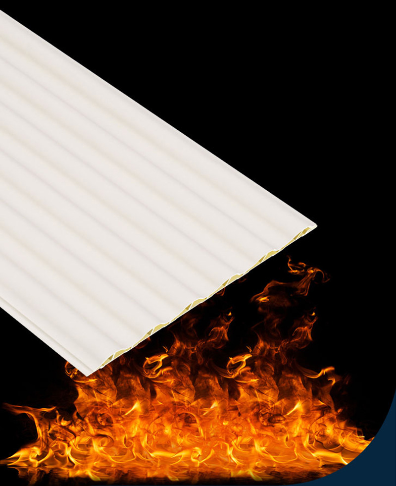 ألواح الجدران المخددة WPC المقاومة للحريق