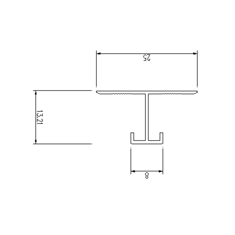 متانة حواف البلاط على شكل حرف T
