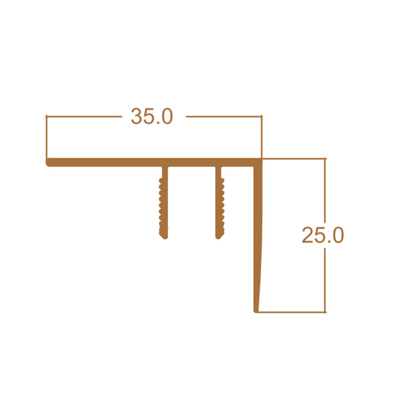 تقليم أنف الدرج من البلاط