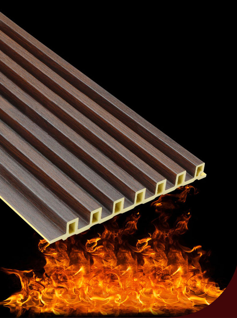 لوحة الحائط WPC المقاومة للحريق