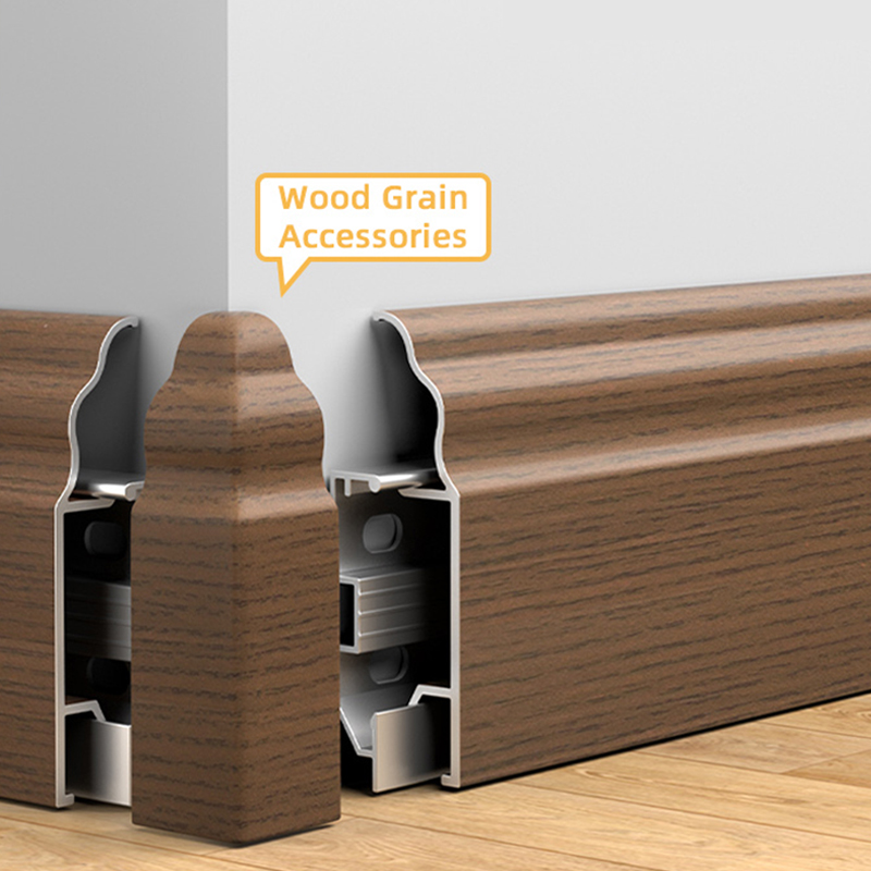 لوح حافة من سبائك الألومنيوم على الطراز الفرنسي مقاس 50*12 مللي متر