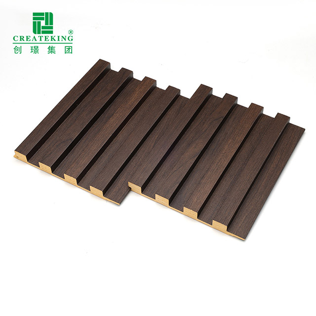 ألواح حائط صلبة مخددة صديقة للبيئة مقاس 159*16 مم