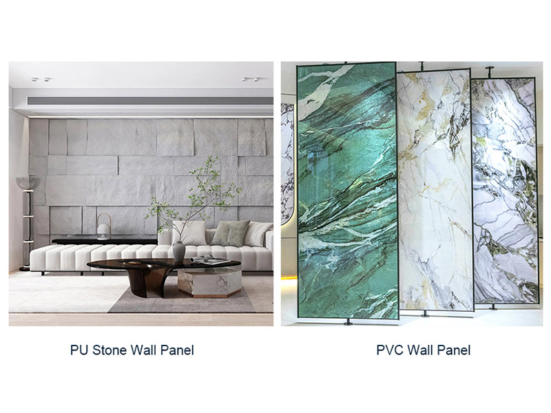 لوحة الحائط الحجرية PU مقابل لوحة الحائط البلاستيكية: دليل شامل