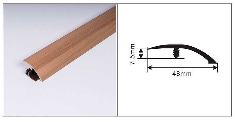 مخفض أرضيات PVC 48*7.5 ملم