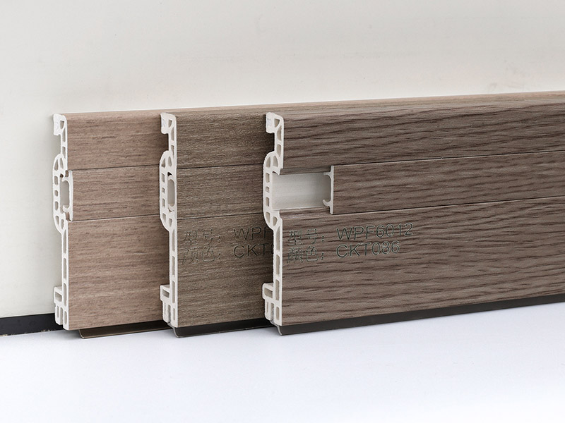 60*12 مللي متر WPC لوح التفاف الأظافر المخفي