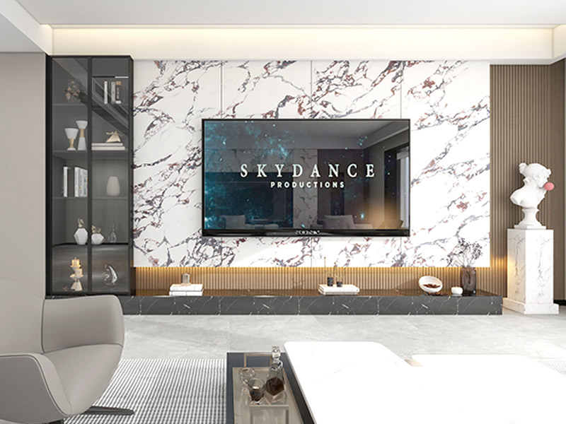 لوح رخام مطلي بالأشعة فوق البنفسجية