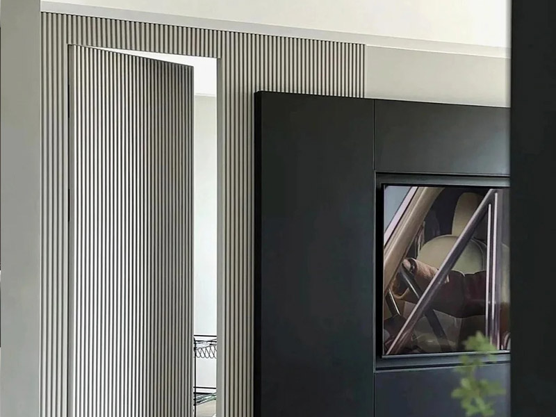 كيفية إنشاء باب مخفي مع لوحات الجدار？