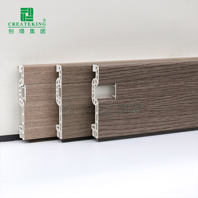 60 * 12 مم WPC لوحة التفاف الأظافر المخفية