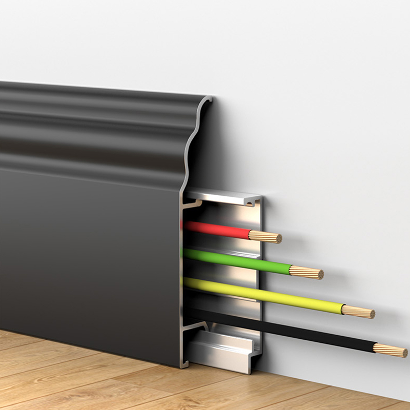 لوح حافة من سبائك الألومنيوم على الطراز الفرنسي مقاس 50*12 مللي متر