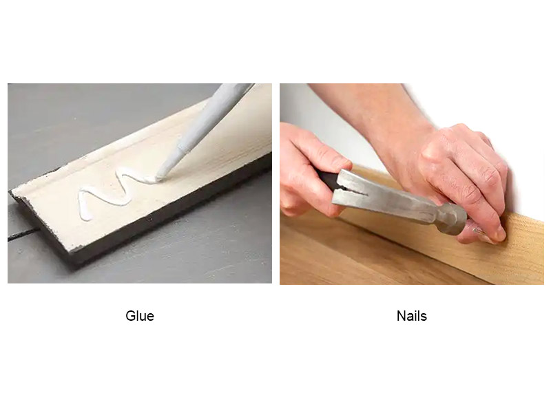 هل من الأفضل لصق الألواح أو حواف الأظافر؟