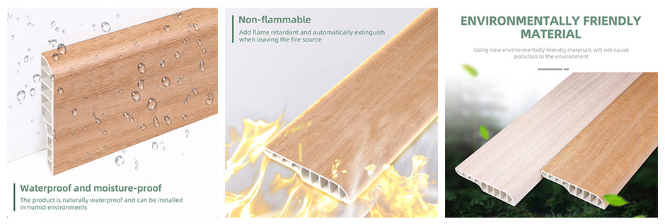 لوح حافة قلم رصاص PVC 75*15 مللي متر