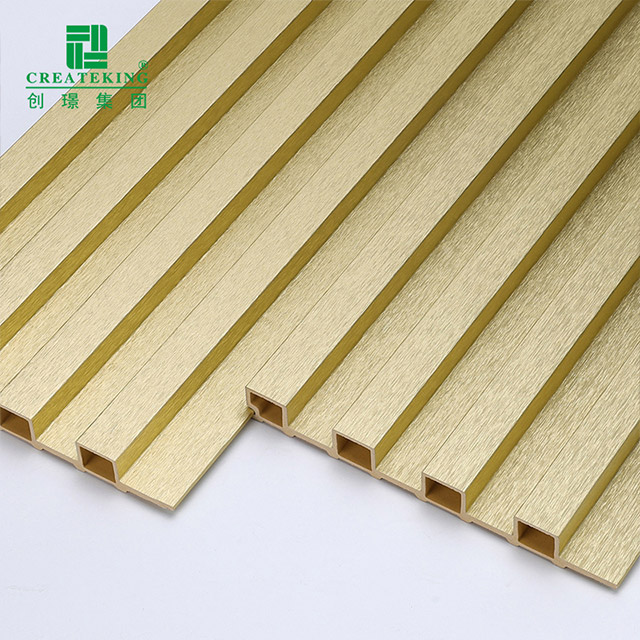 لوحة حائط مخددة ذهبية معدنية مقاس 155*17 مللي متر