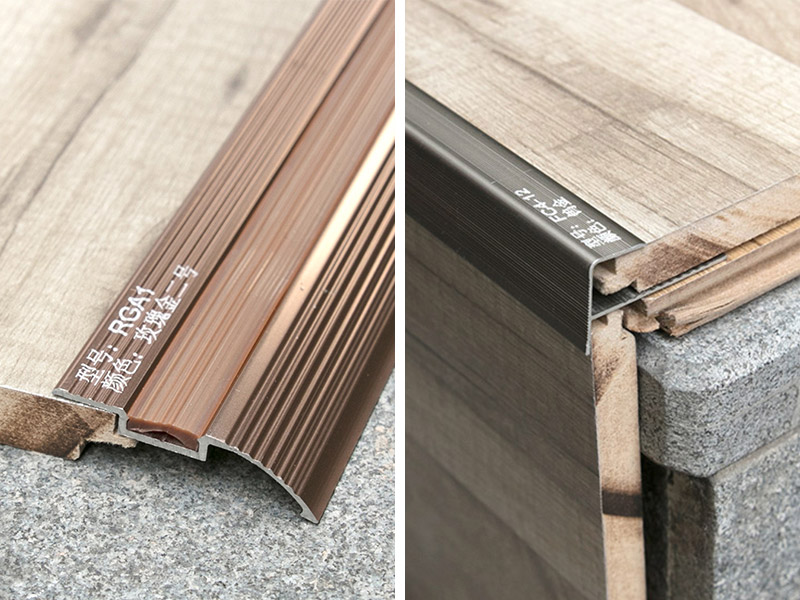 شرائط أنف الدرج من سبائك الألومنيوم