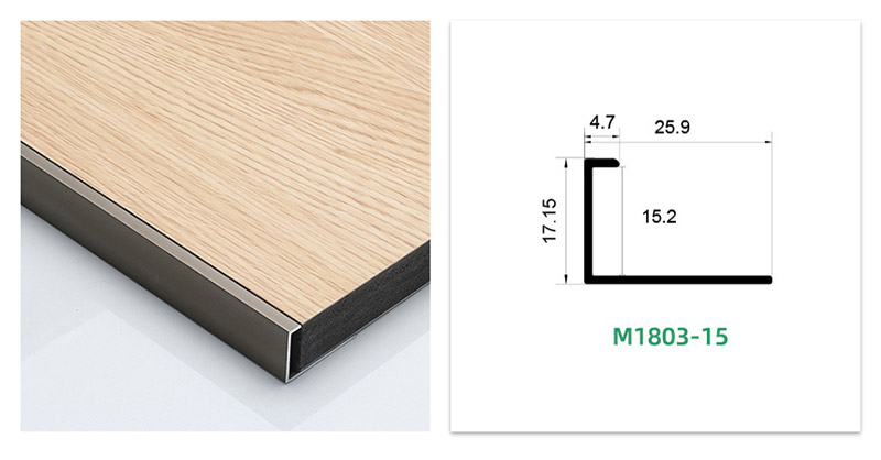 تقليم أرضيات الألومنيوم على شكل حرف C