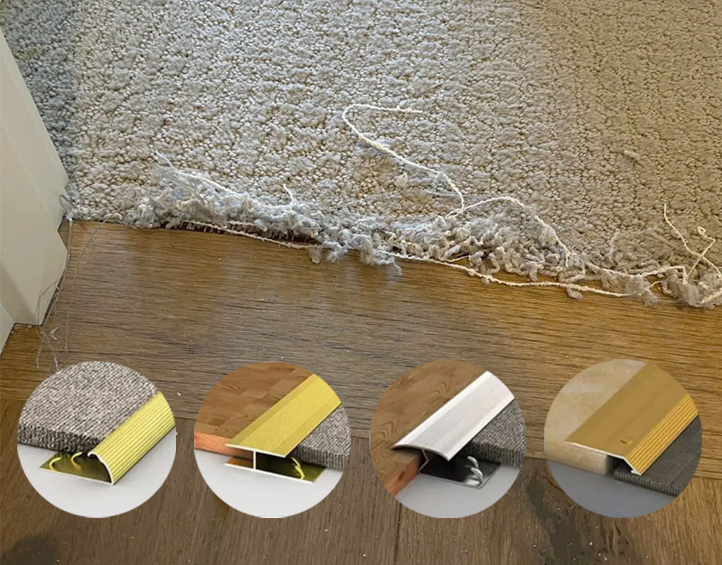 هل من الضروري تركيب شريط انتقالي بين السجاد والبلاط؟