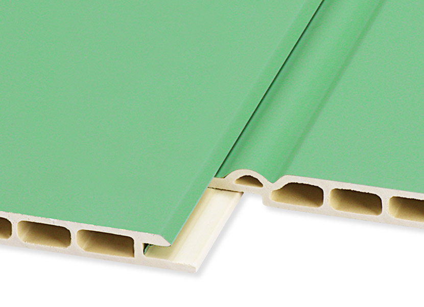 195 * 9 مم لوحات الحائط WPC المجوفة