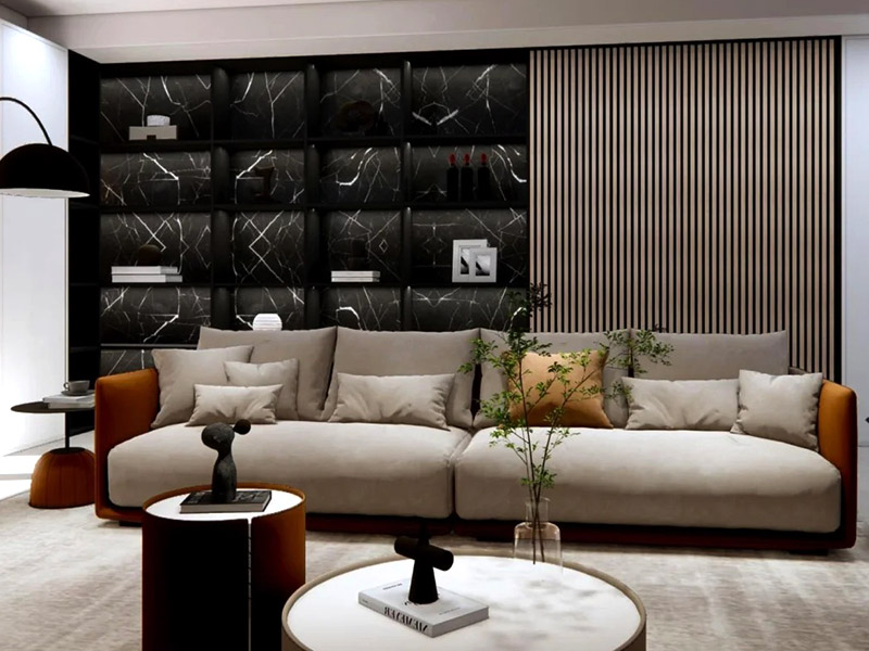 ما هو نوع الخشب المستخدم للألواح الصوتية؟