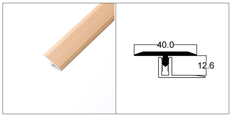 شرائط حافة أرضية PVC على شكل حرف T