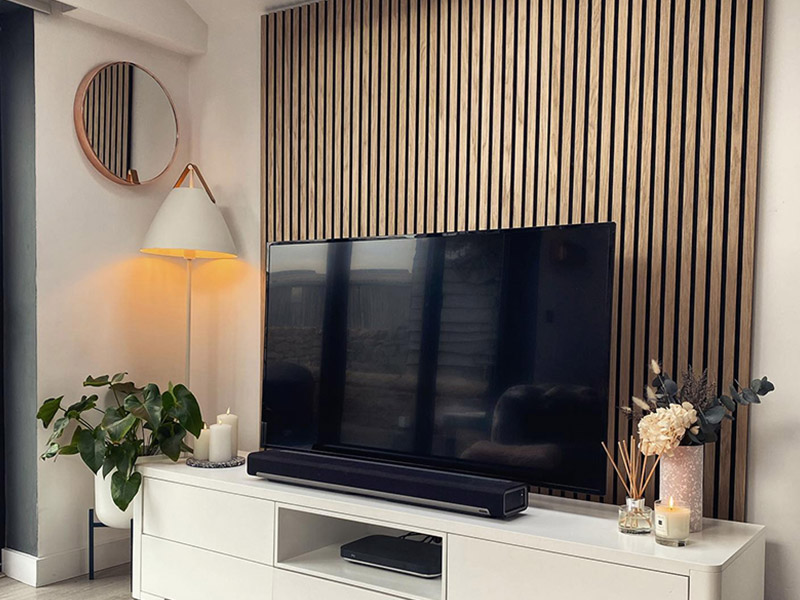 ألواح الجدران الخشبية