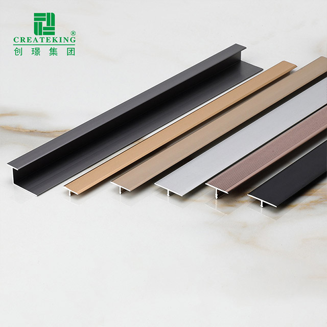 حواف بلاط معدنية على شكل حرف T مقاس 18.8 × 7.1 مم