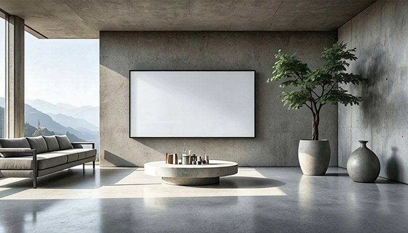 أفكار تصميم جدار خلفية التلفزيون