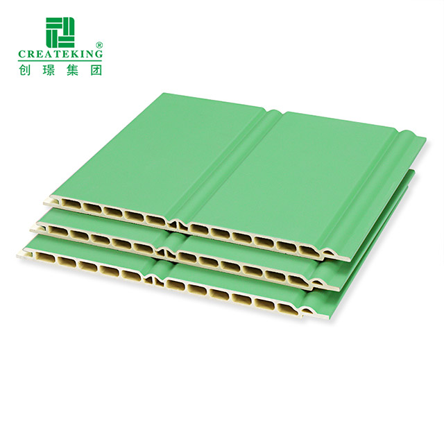 195 * 9 مم لوحات الحائط WPC المجوفة