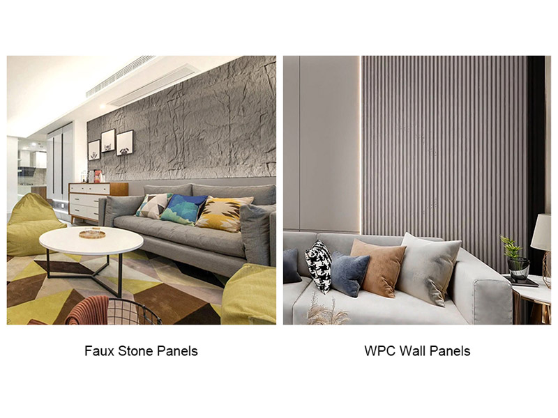 لوحات الحجر فو مقابل. لوحات الحائط WPC: دليل كامل