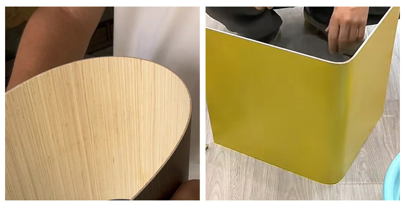 ألواح الجدران البلاستيكية المرنة