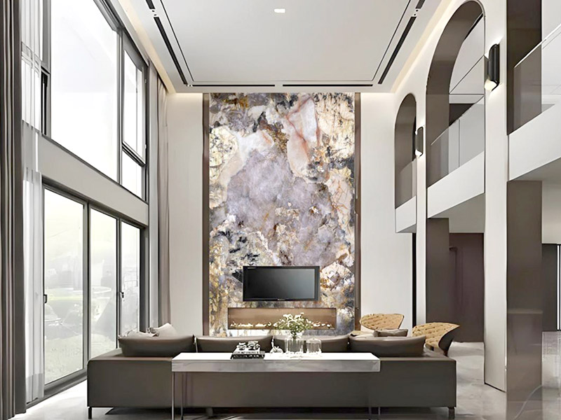 ألواح الجدران الرخامية PVC