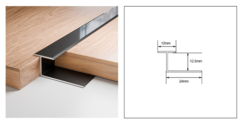 حافة على شكل حرف T