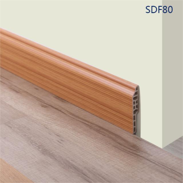8 سم مقاوم للماء الخشب الحبوب PVC الألواح للديكور المنزل- SDF80.5
