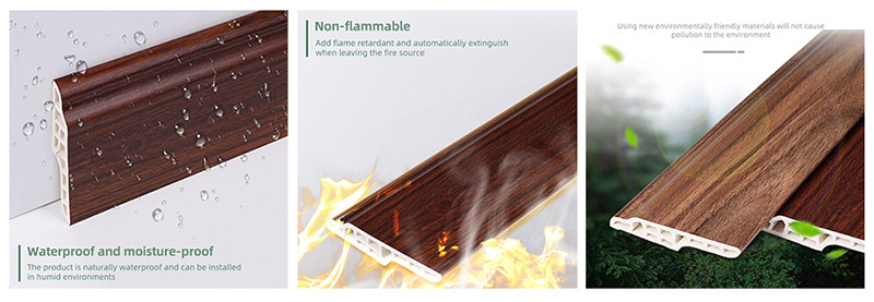 70*16 مللي متر لوح تغطية SPC