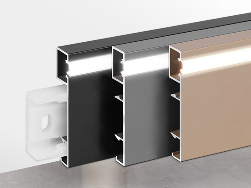 لوح حافة من الألومنيوم LED مقاس 50*9 مم