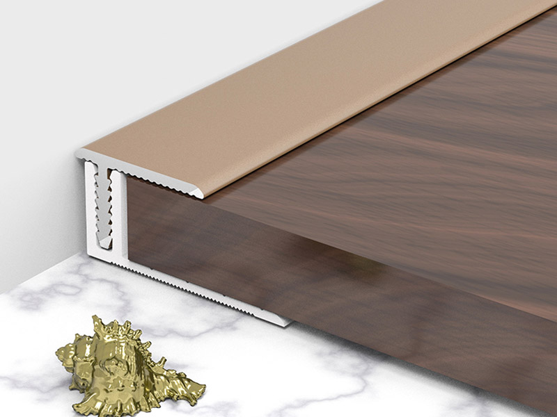 18*11.3 مللي متر حافة أرضية من سبائك الألومنيوم على شكل حرف T