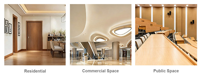 لوح حافة مقاوم للماء من الخشب الحبوب