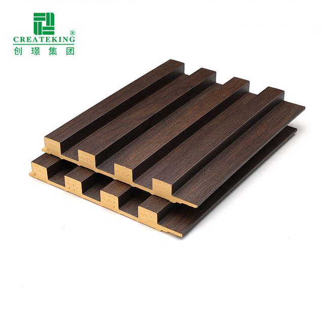 ألواح حائط صلبة مخددة صديقة للبيئة مقاس 159*16 مم