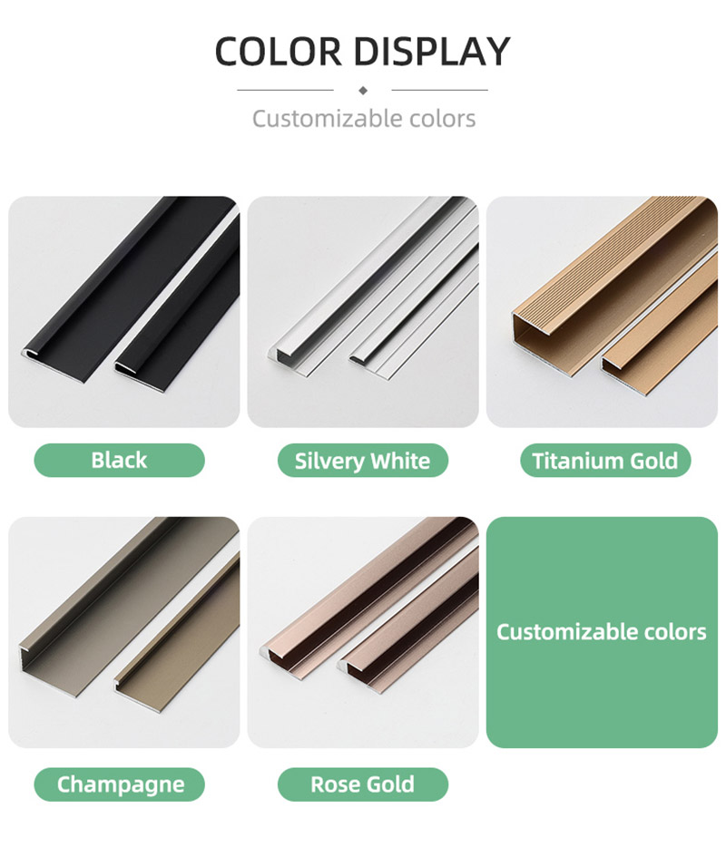 زخرفة معدنية للأرضيات على شكل قناة C